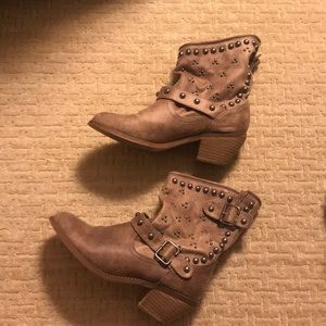 Not Rated Stud Cowboy Cowgirl Boots heeled